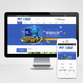 HTML5響應式甲醛檢測公司網站模板